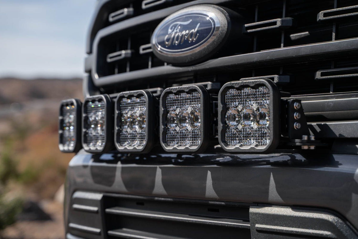 Diode Dynamics 21-22 Ford F-150 SS5 Grille Mount Bracket Kit - DD7316P