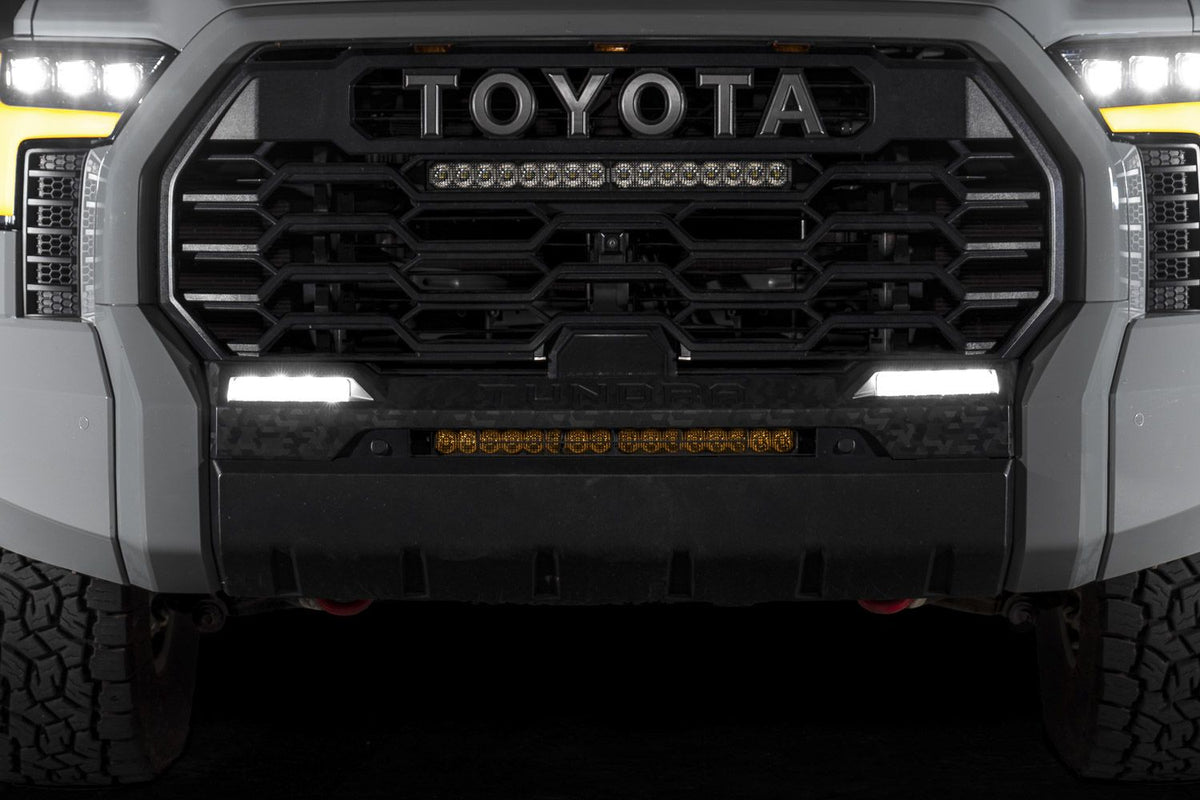 Diode Dynamics 2022-2026 Toyota Tundra Fog SS6 Sport LED Kit Yellow 3000K - DD8703 for 2022-2026 Toyota Tundra - installed vi