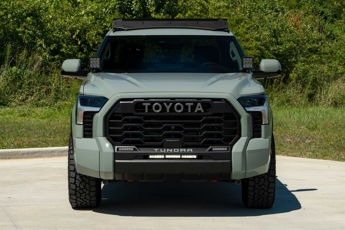 Diode Dynamics 2022 Toyota Tundra Stealth Bumper Light Bar Kit - Amber Combo - DD7413
