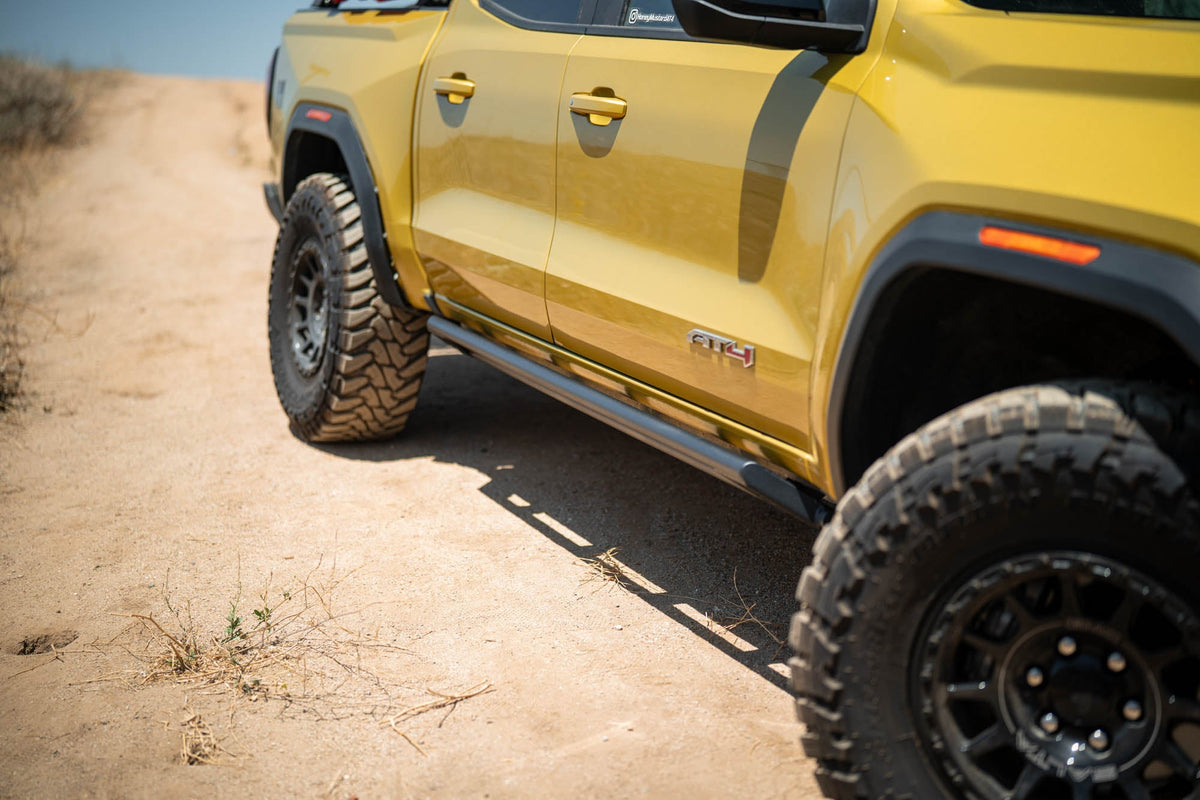 DV8 Offroad - 2023-2025 Chevy Colorado & GMC Canyon Rock Sliders - SRCS3-02