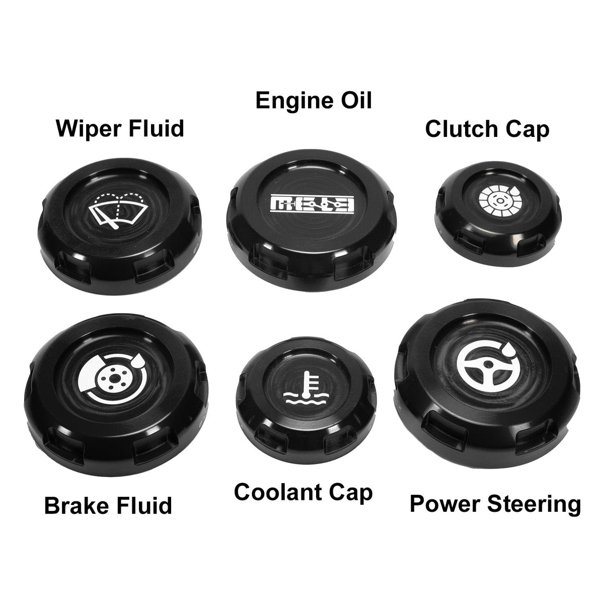 Mele Design - MeLe x Billetworkz Subaru Engine Bay Cap Set For 2013+ BRZ/FRS/86