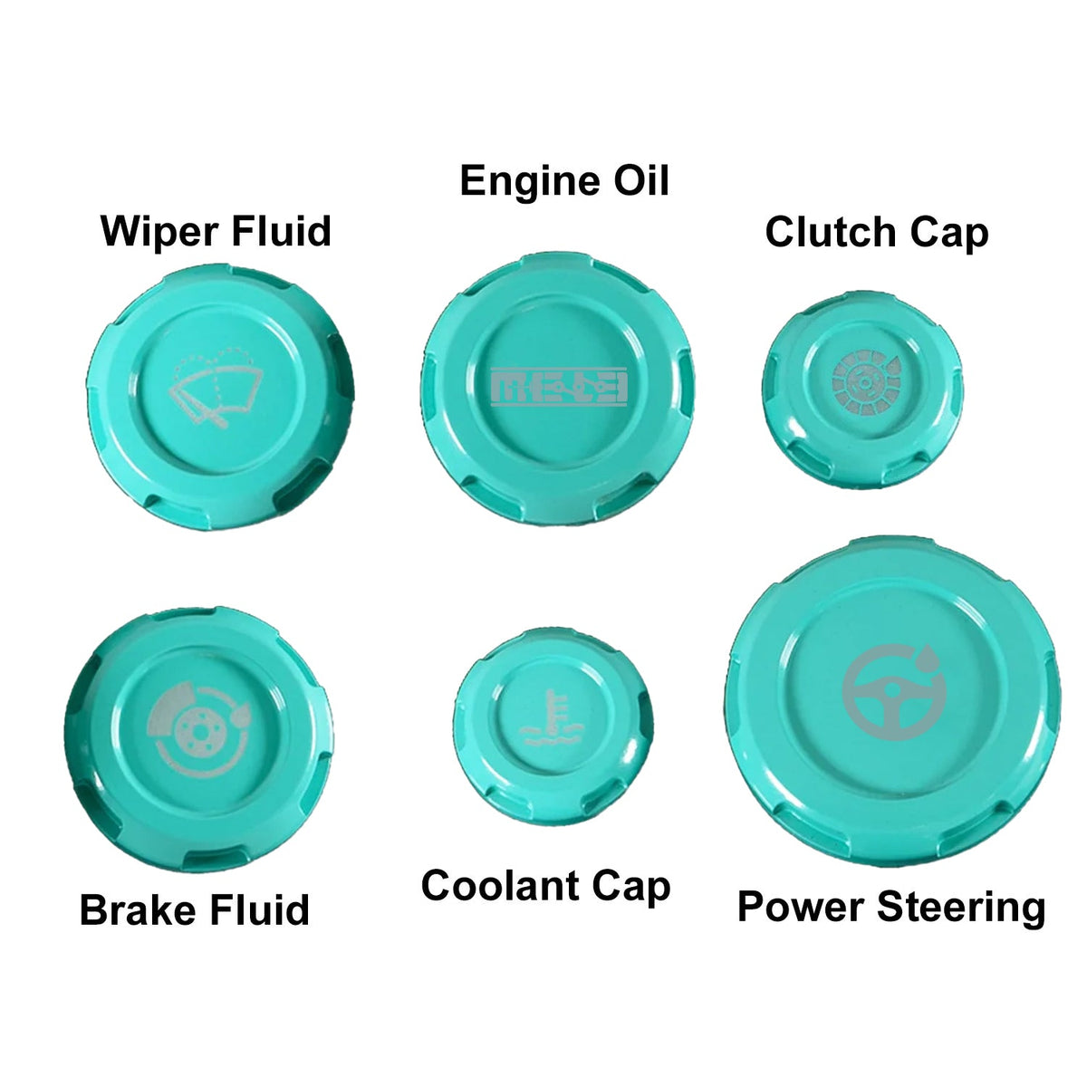 Mele Design - MeLe x Billetworkz Subaru Engine Bay Cap Set For 2013+ BRZ/FRS/86