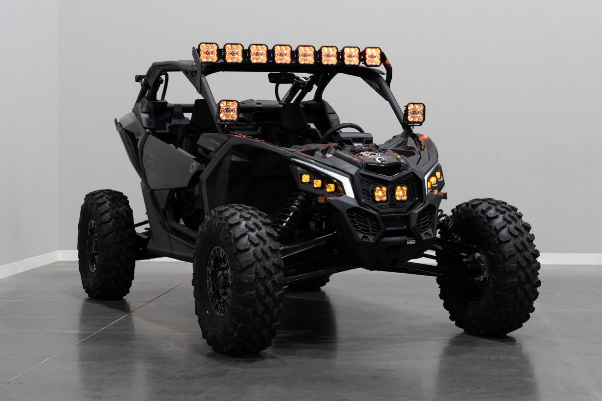 Diode Dynamics 17-24 Can-Am Maverick X3 SS5 Stage Series Ditch Light Kit - Pro Yellow Combo - DD7871