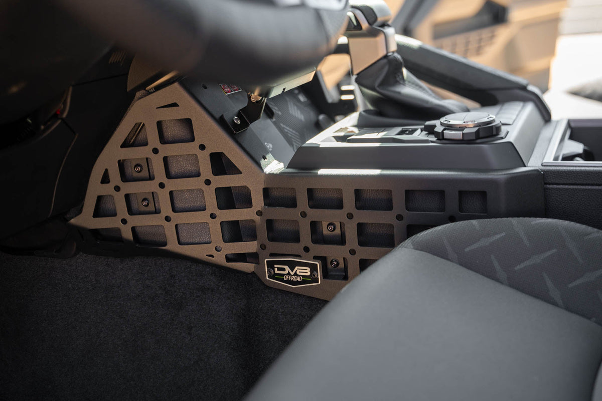 DV8 Offroad - 2024-2026 Toyota Tacoma & 4Runner | Center Console Molle Panels & Digital Device Mount - CCT1-02