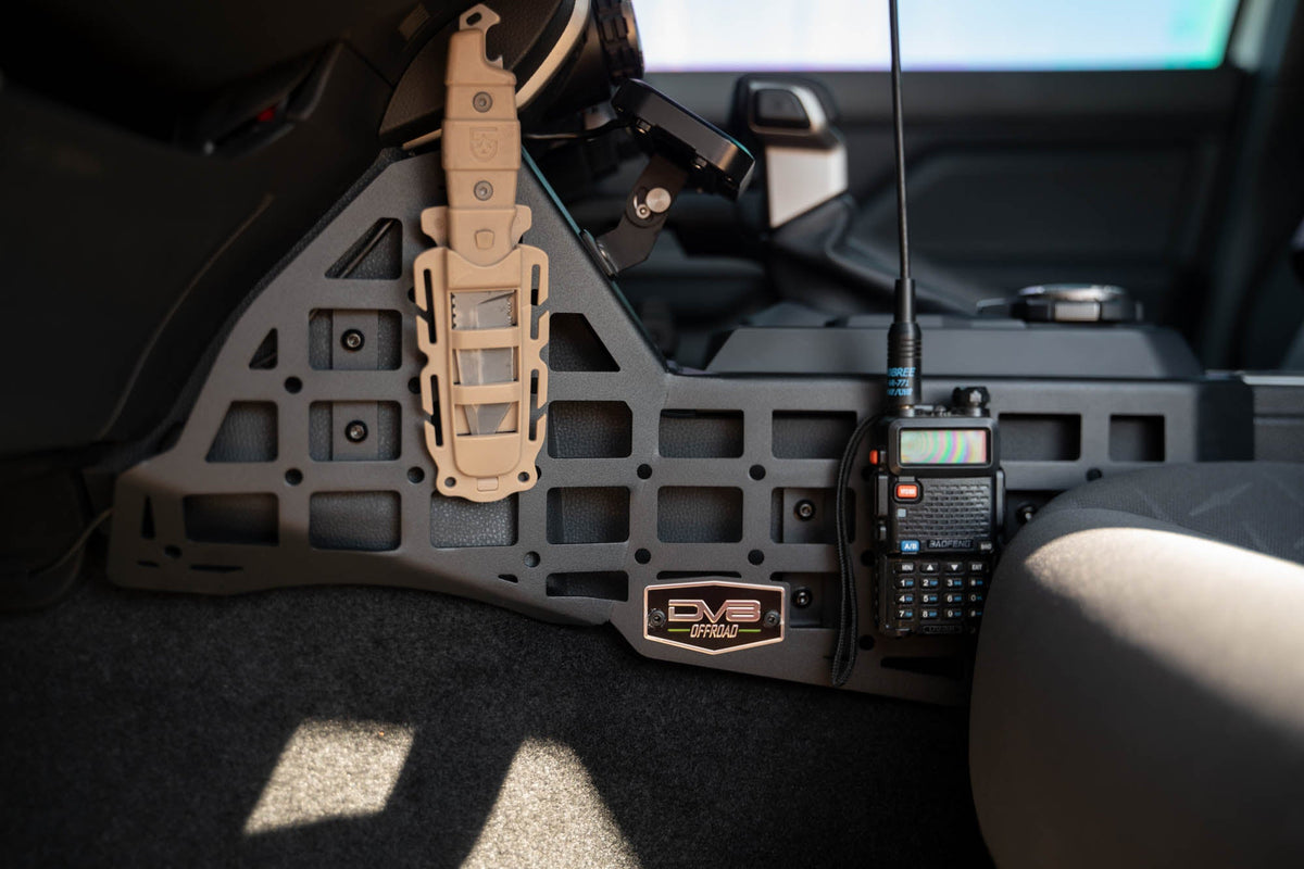 DV8 Offroad - 2024-2026 Toyota Tacoma & 4Runner | Center Console Molle Panels & Digital Device Mount - CCT1-02