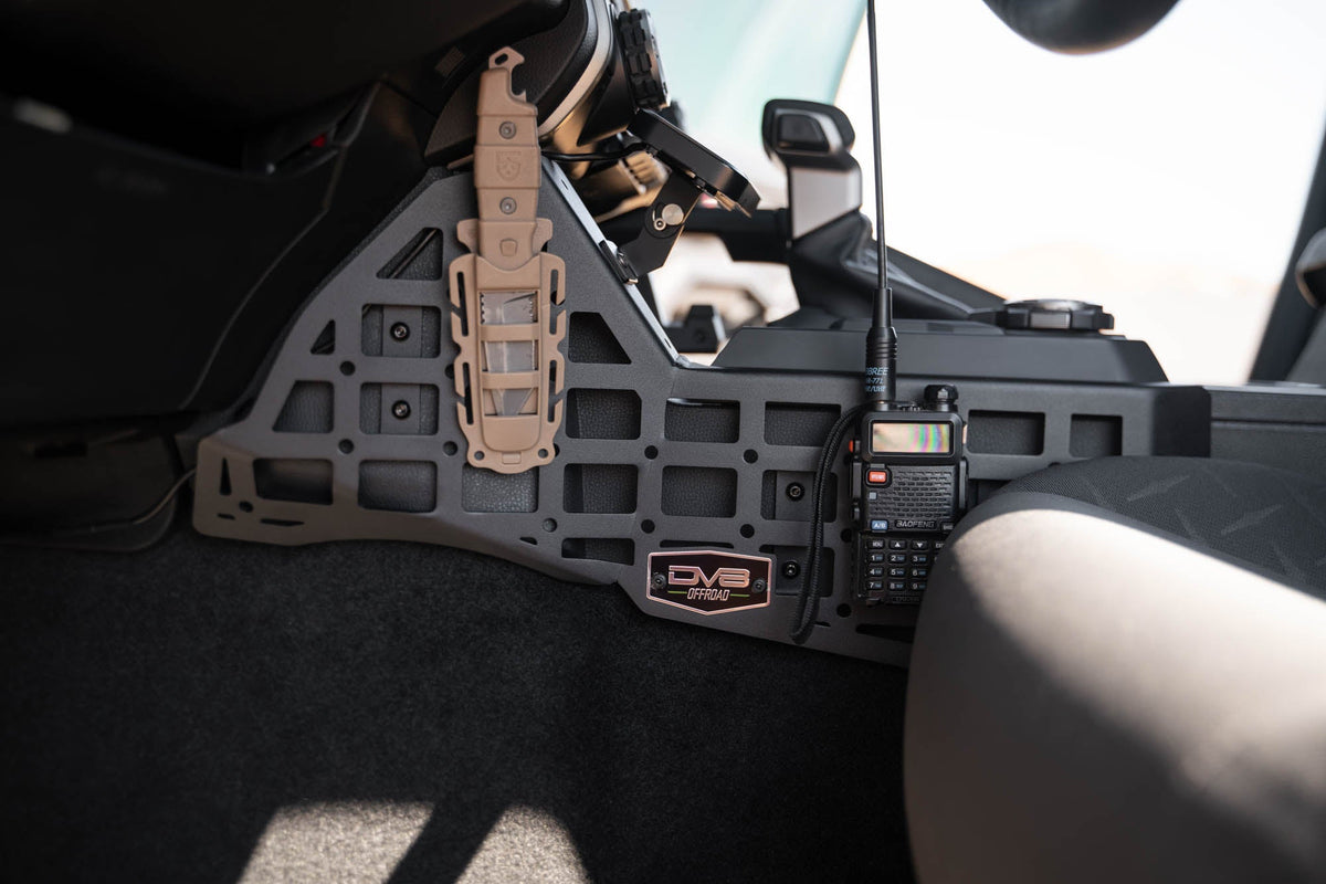 DV8 Offroad - 2024-2026 Toyota Tacoma & 4Runner | Center Console Molle Panels & Digital Device Mount - CCT1-02