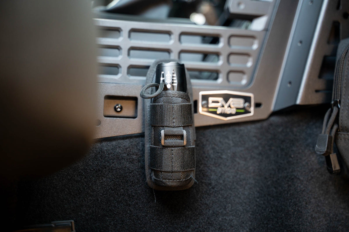 DV8 Offroad - 2024-2026 Toyota Tacoma & 4Runner | Center Console Molle Panels & Digital Device Mount - CCT1-02