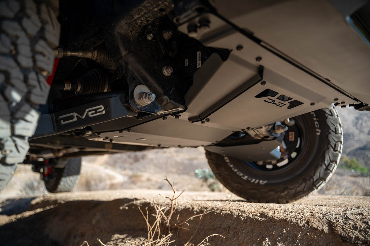 DV8 Offroad - 2024-2026 Toyota Tacoma, 4Runner, & Land Cruiser Rear Belly Skid Plate - SPTT1-09