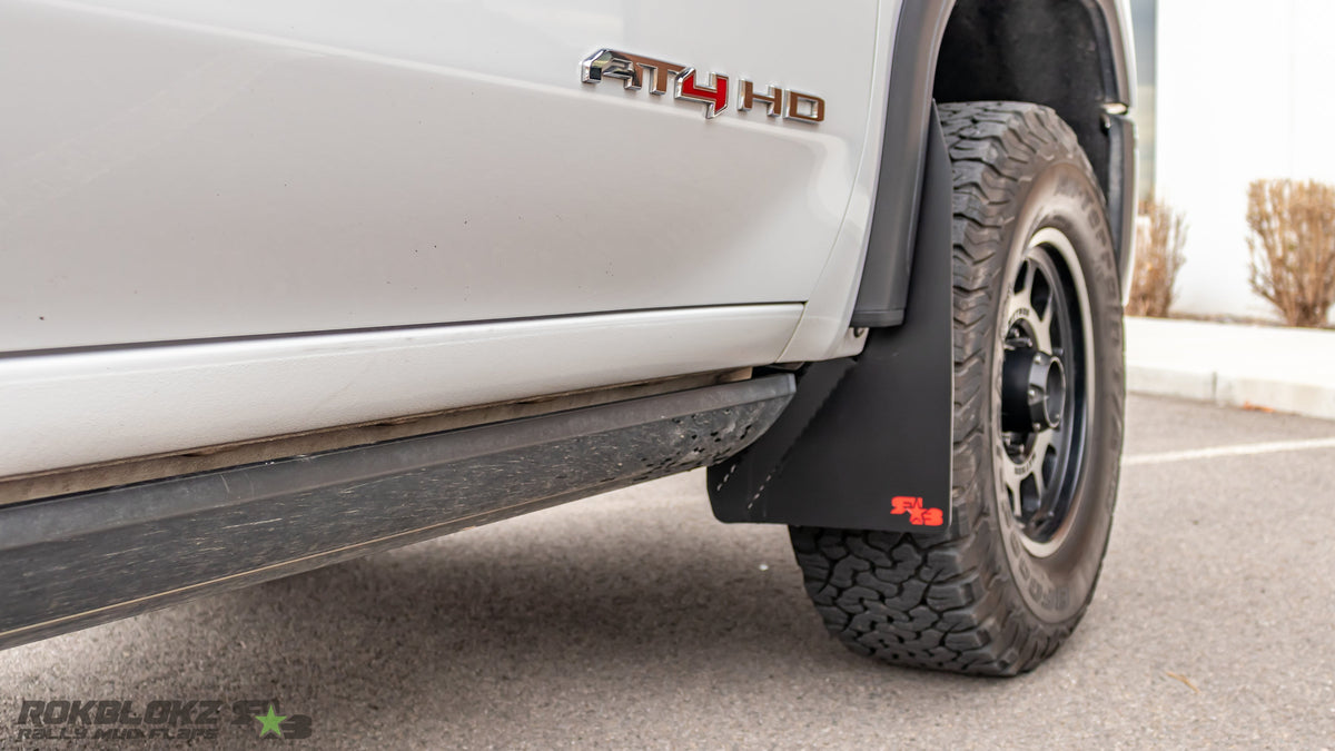 2020+ GMC Sierra HD Featuring Rokblokz High Clearance Rally Flaps - Front Flap