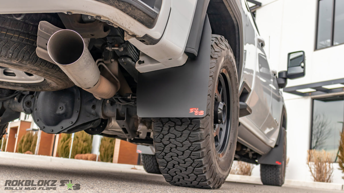 2020+ GMC Sierra HD Featuring Rokblokz High Clearance Rally Flaps - R Rear