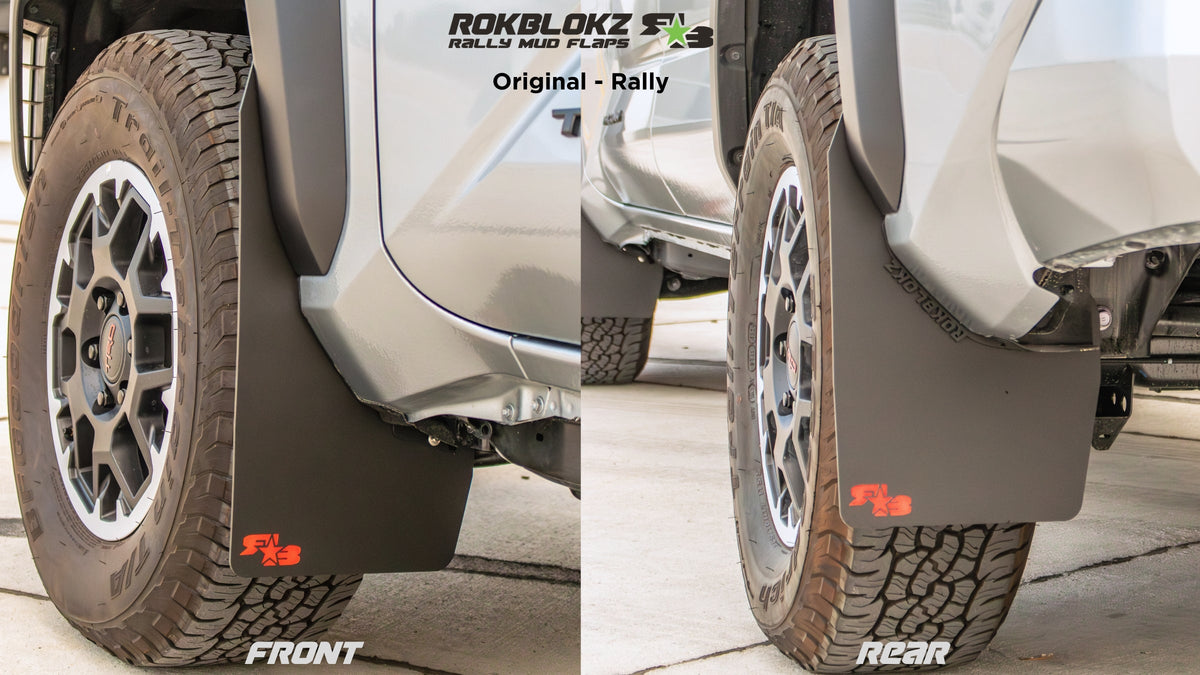 RokBlokz -  Toyota Tacoma TRD Off-road (4th Gen) 2024+ Rally Mud Flaps