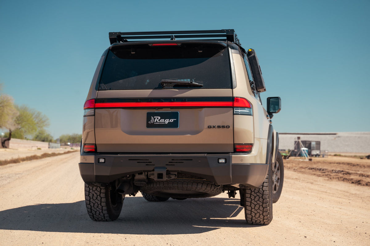DV8 Offroad 24-26 Lexus GX550 Center Mount Rago Fabrication Rear Bumper - R840255090103