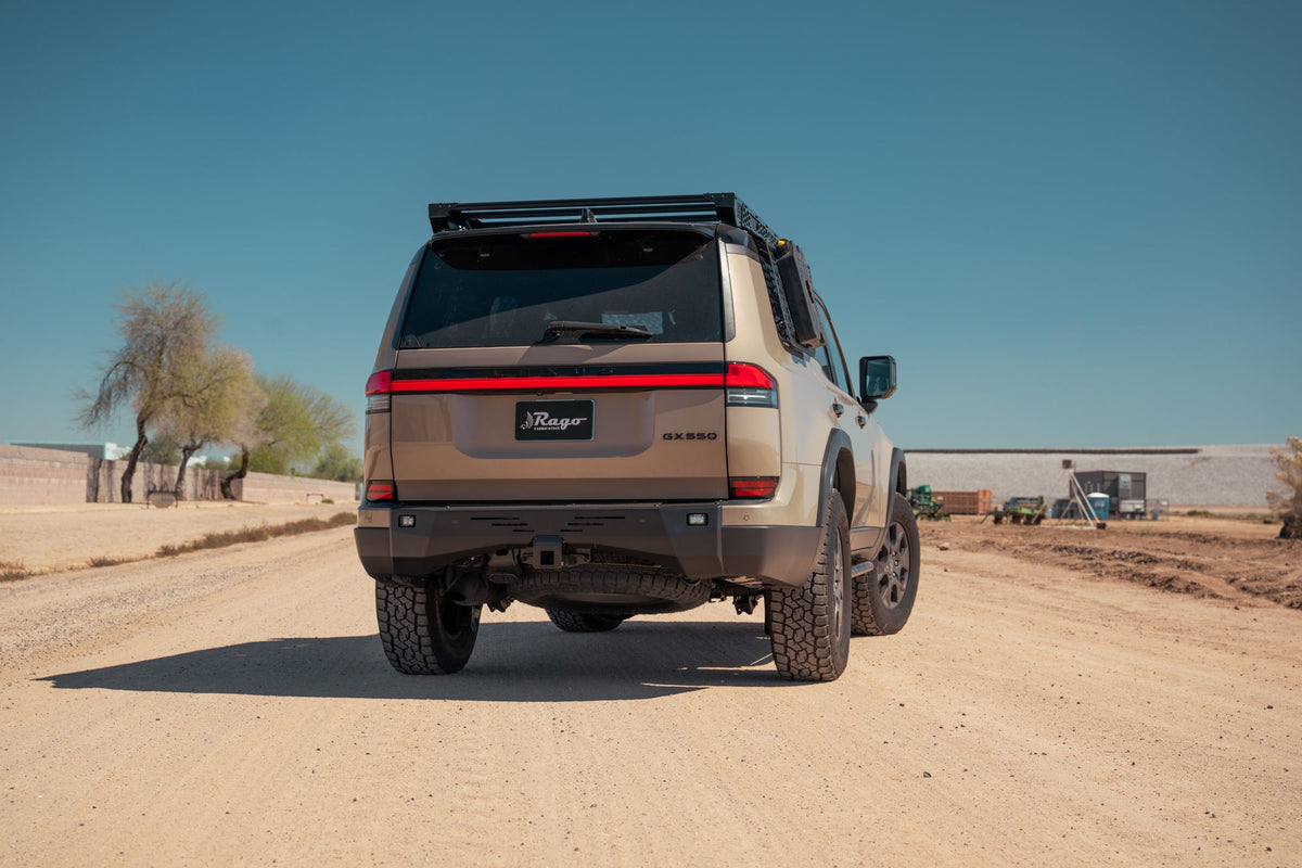 DV8 Offroad 24-26 Lexus GX550 Center Mount Rago Fabrication Rear Bumper - R840255090103