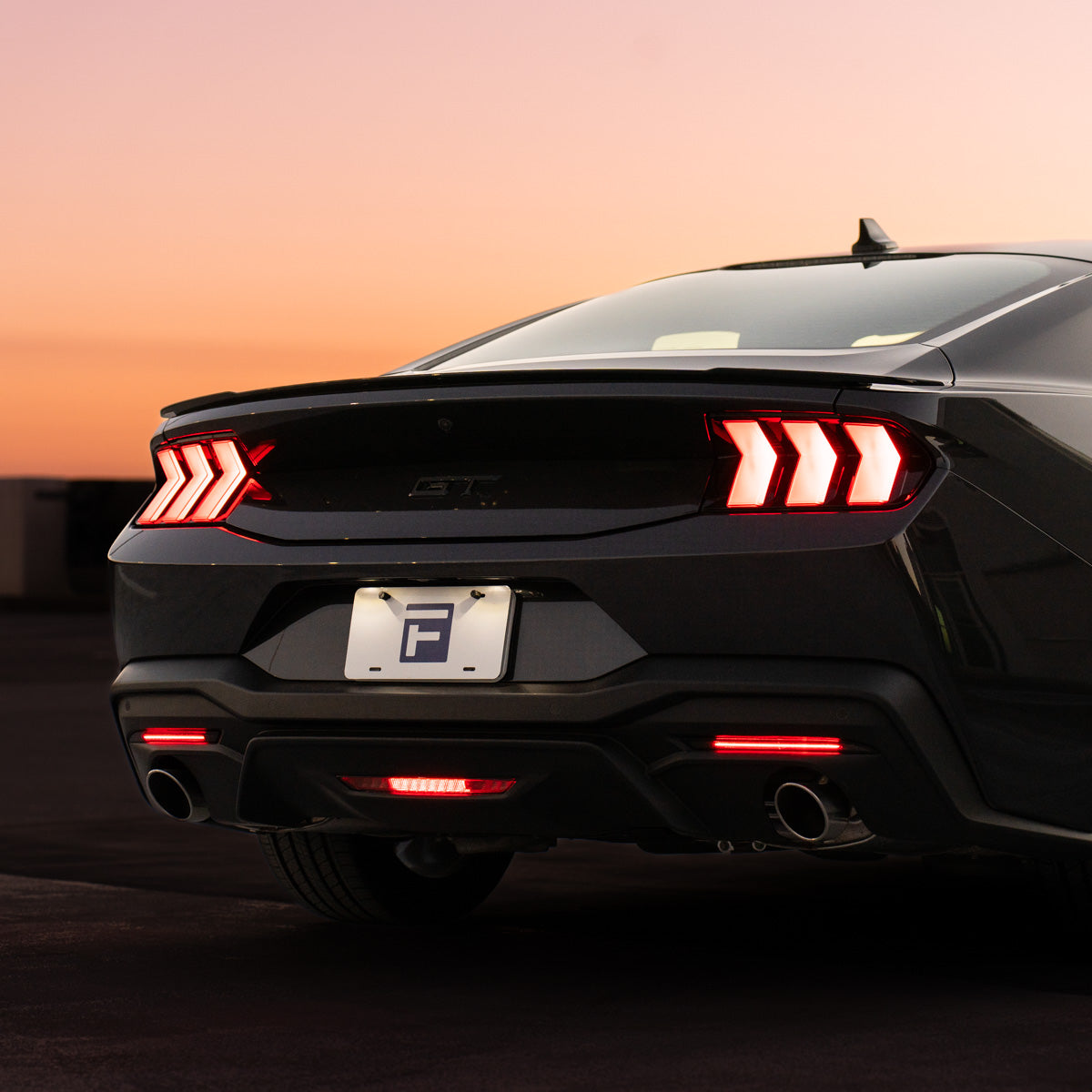 Form Lighting 2018+ Mustang LED Rear Reflector Red (Pair) - FL0094