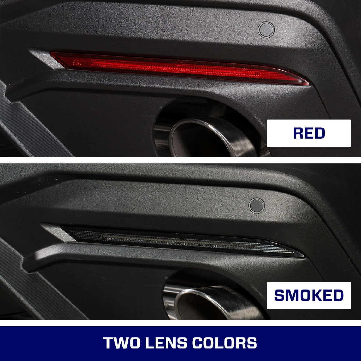Form Lighting 2018+ Mustang LED Rear Reflector Red (Pair) - FL0094