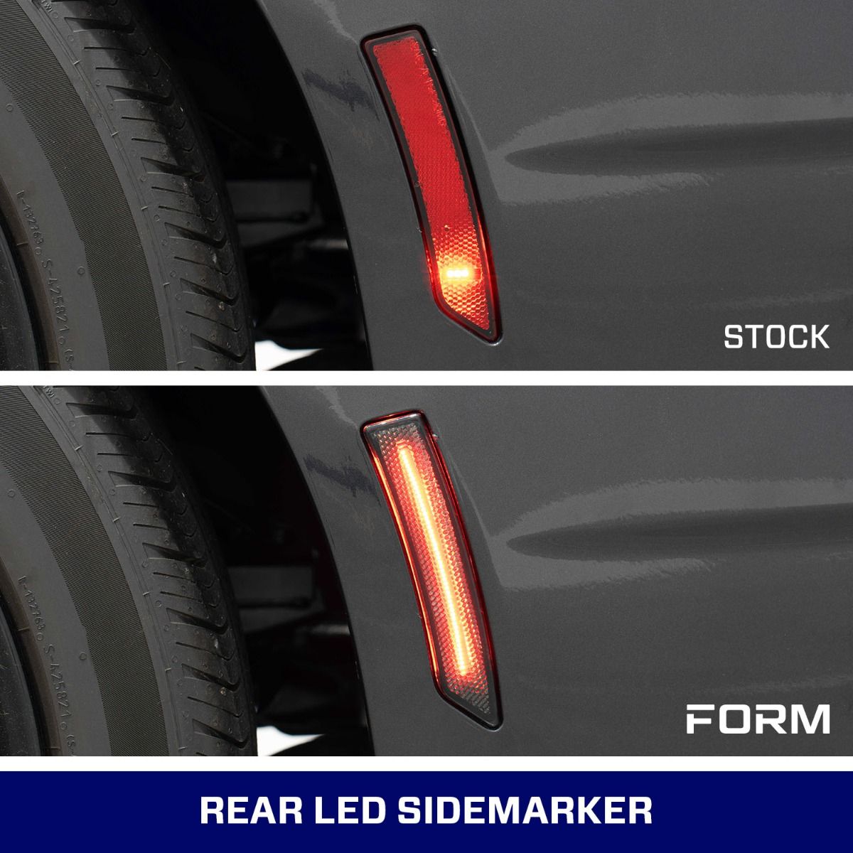 Form Lighting 2024 Mustang LED Sidemarkers Smoked Set - FL0091