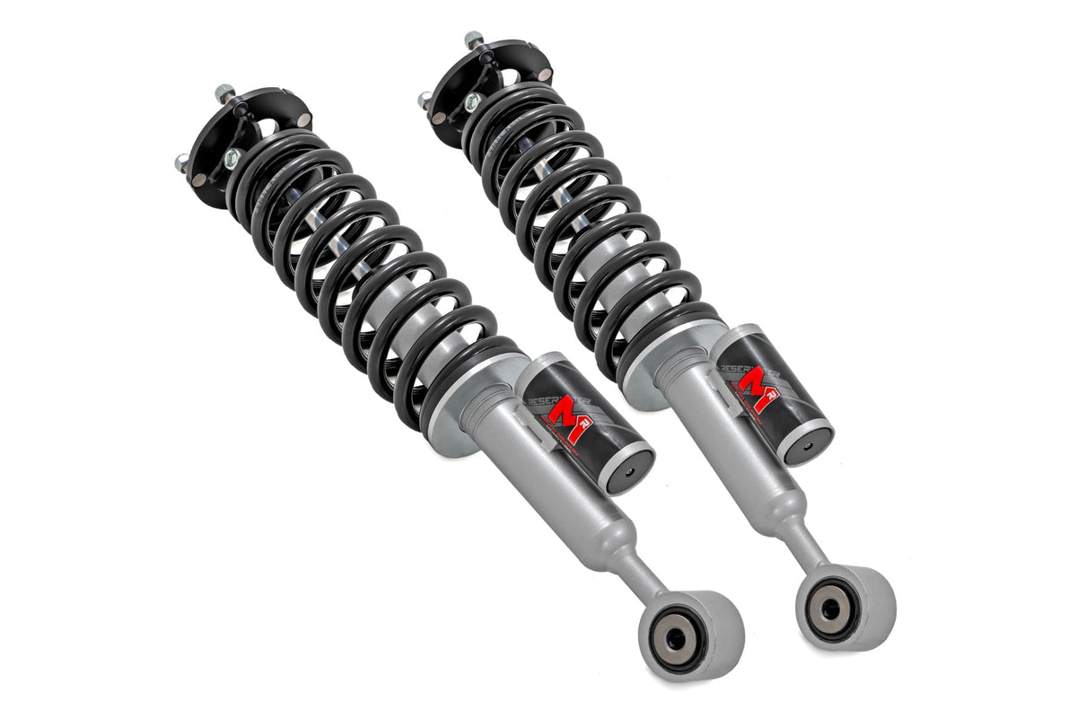 Rough Country - M1R Reservoir Loaded Struts - Adjustable Height - Front - 6 Inch - Toyota Tacoma 4WD (2024-2026) - 684180