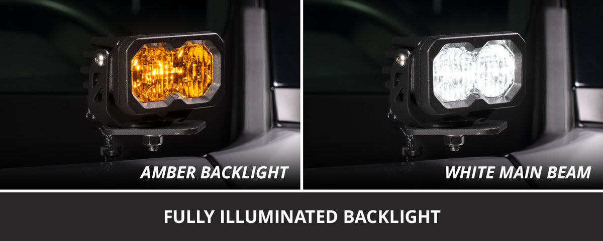 Diode Dynamics - Stage Series Backlit Ditch Light Kit for 2019-2025 Toyota RAV4 - DD8806