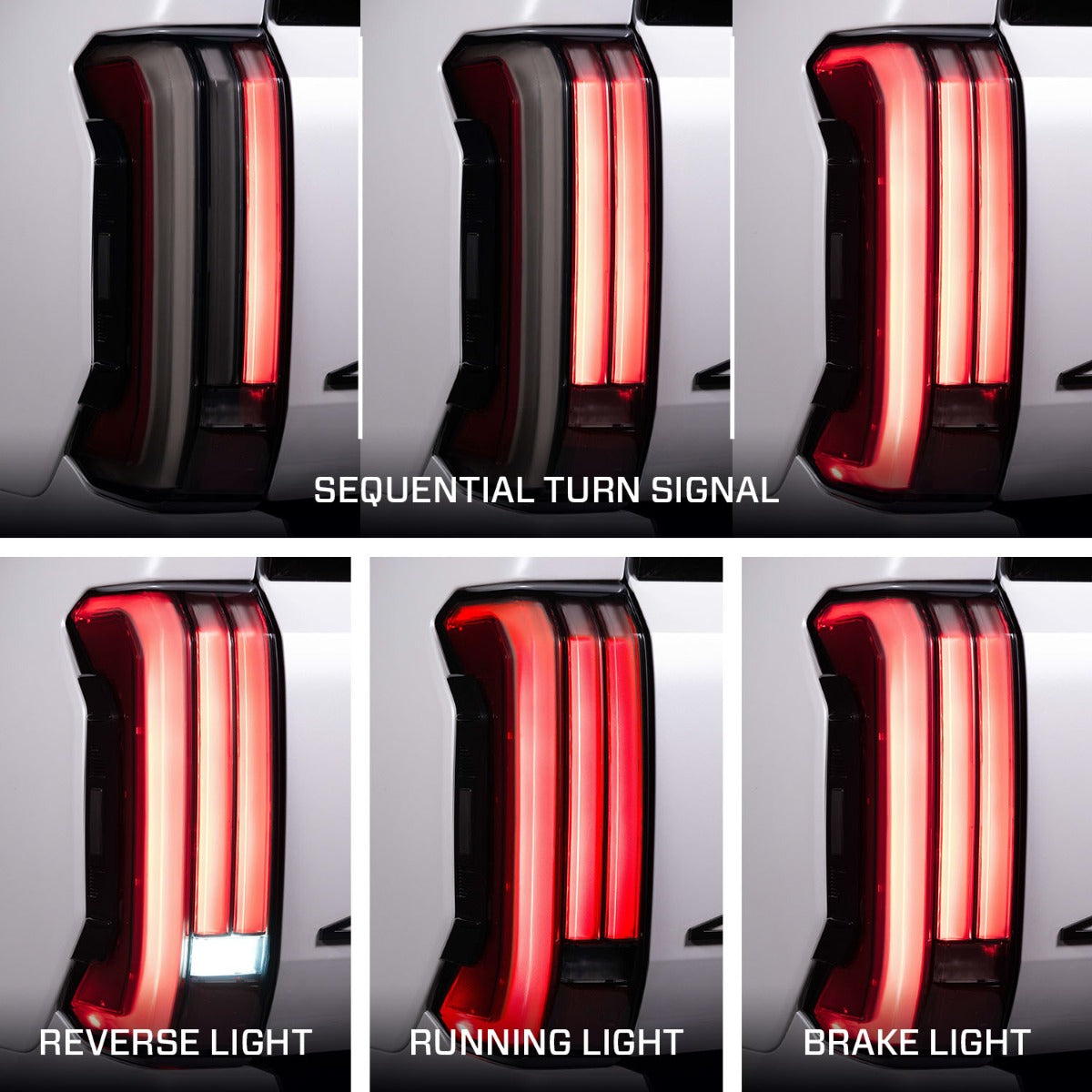 Form Lighting 2022-2025 Toyota Tundra LED Tail Lights Smoked (Pair) - FL0079