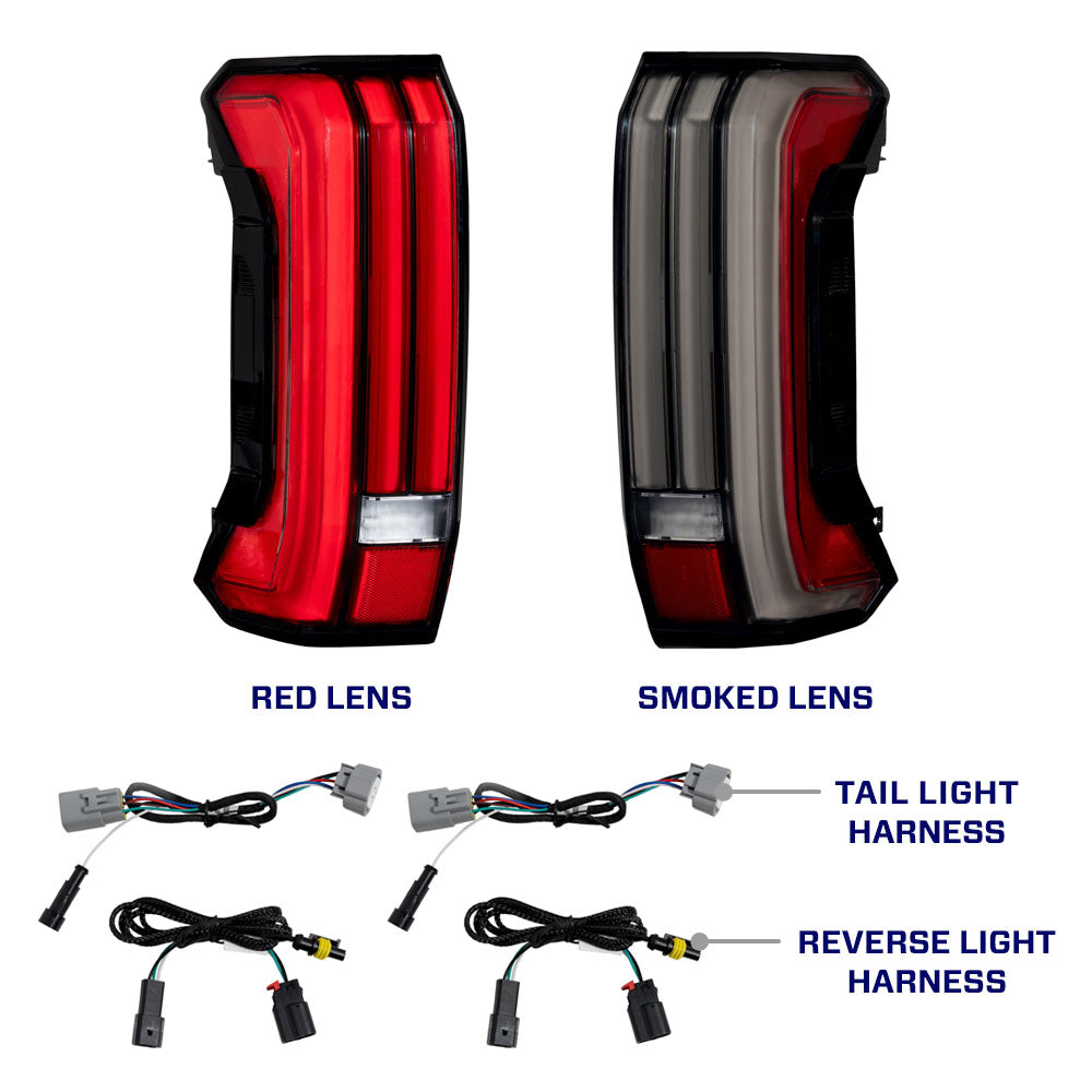 Form Lighting 2022-2025 Toyota Tundra LED Tail Lights Smoked (Pair) - FL0079
