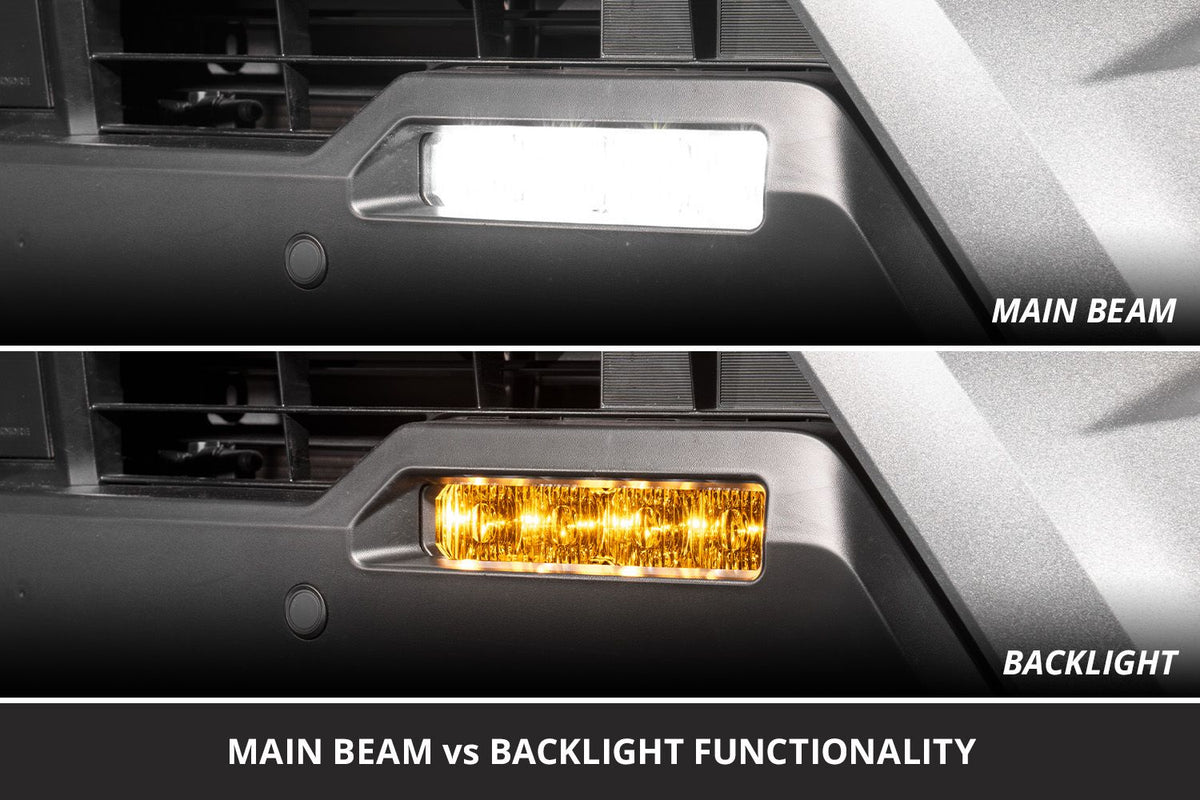 Diode Dynamics 2024-2026 Toyota 4RunnerTacoma/4Runner Fog SS6 Sport LED Kit Yellow 3000K - DD8844 for 2024-2026 Toyota Tacoma