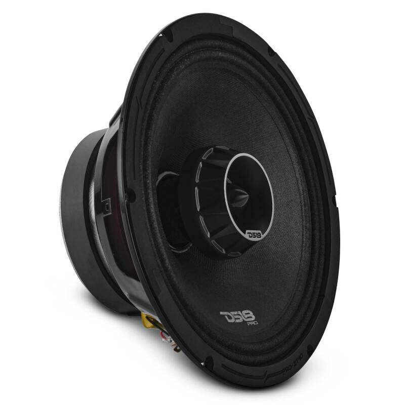 DS18 10 300 Watts RMS 4ohm Mid-Range Water Resistant Cone - PRO-ZT10 - front view