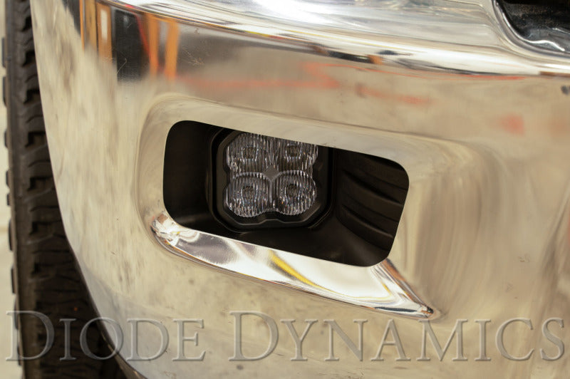 Diode Dynamics SS3 Sport Type Ram Horiz Kit ABL - Yellow SAE Fog - DD7077 for 2009-2010 Dodge Ram 1500 - close-up