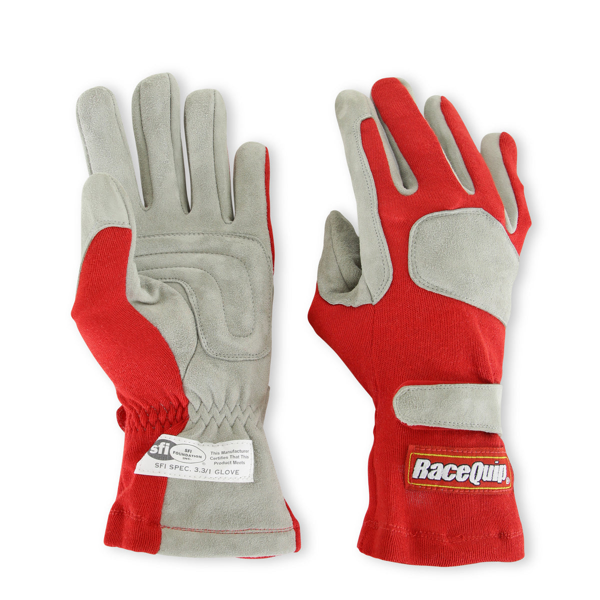 RaceQuip Red 1-Layer SFI-1 Glove - Small