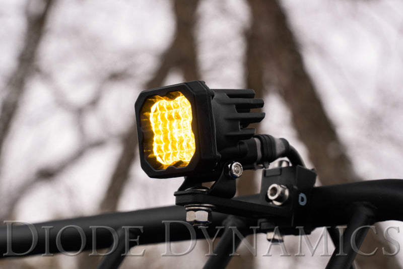 Diode Dynamics Stage Series C1 LED Pod Pro - Yellow Spot Standard ABL (Pair) - DD6468P
