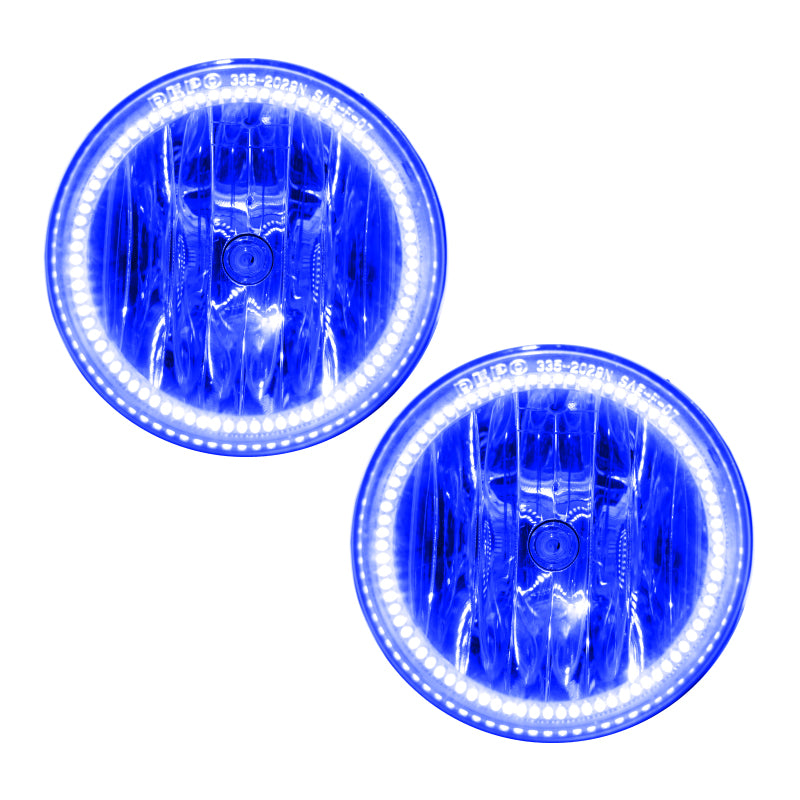 Oracle Lighting 07-13 GMC Yukon Denali Pre-Assembled LED Halo Fog Lights -Blue SEE WARRANTY - 7059-002