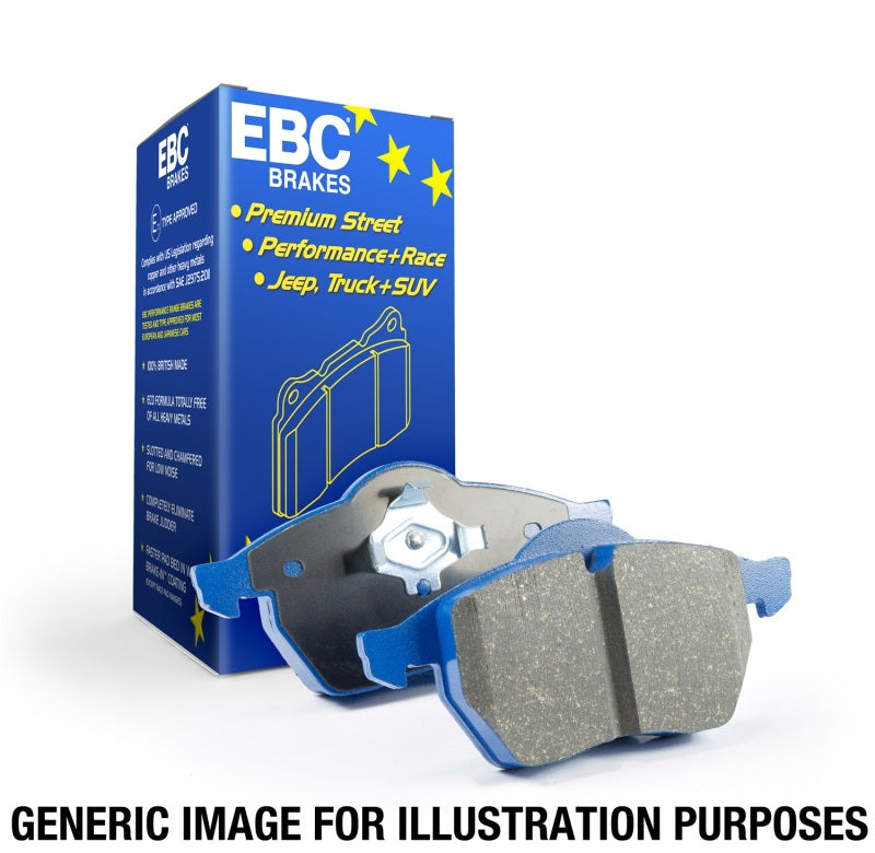 EBC 2018+ Subaru WRX STI 2.5L Turbo Bluestuff Rear Brake Pads - DP52361NDX for 2018-2021 Subaru WRX STI - detail view