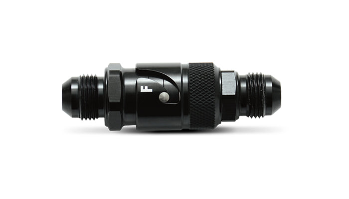 Vibrant -6 Quick Release Fitting with Viton Seal - Aluminum - 20806