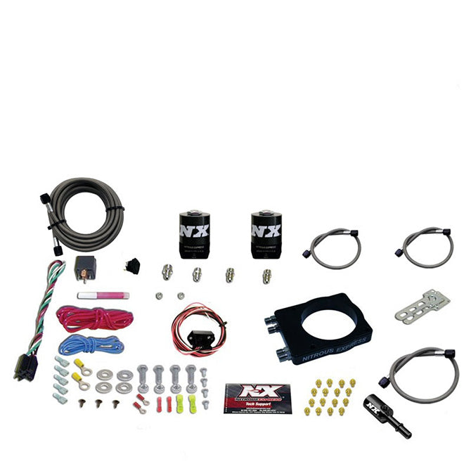 Nitrous Express 90mm Hemi Plate System (50-400hp) w/5lb Bottle - 20990-00