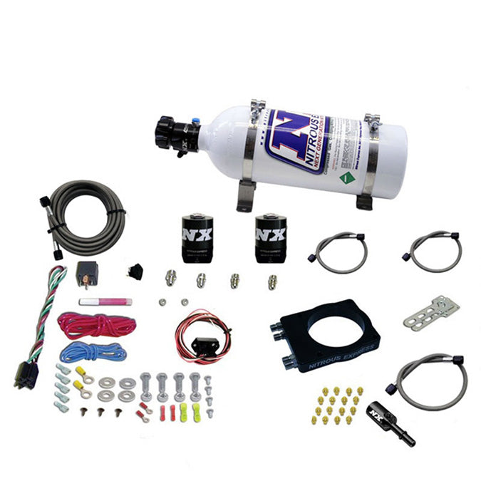 Nitrous Express 90mm Hemi Plate System (50-400hp) w/5lb Bottle - 20990-00