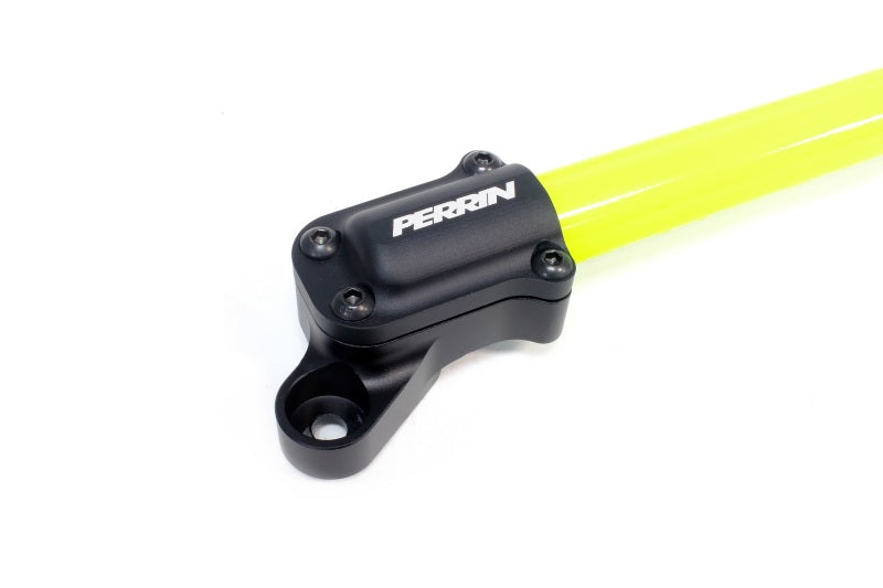 Perrin 2013+ BRZ/FR-S/86/GR86 Strut Brace - Neon Yellow Wrinkle - PSP-SUS-066NY