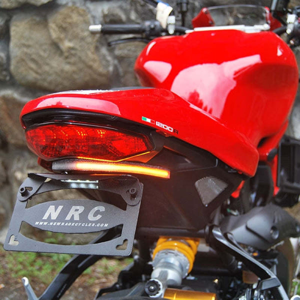 New Rage Cycles 16+ Ducati Monster 1200 R Front Turn Signals - 1200R-FS-D - front view