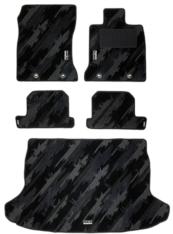 HKS FLOOR MATS ZN8/ZD8 FULL SET OCT LHD - 53001-AT035 for 2022-2025 Toyota GR86