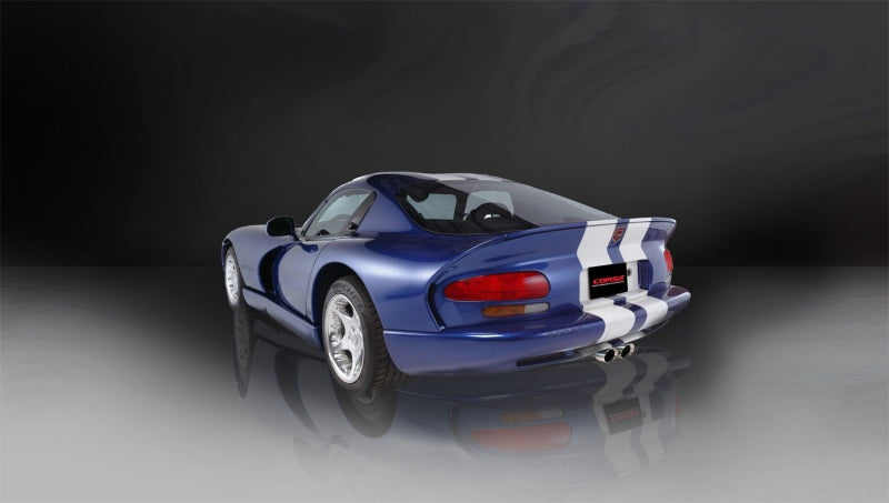 Corsa 1996-2002 Dodge Viper GTS 8.0L V10 Polished Sport Cat-Back Exhaust w/ 2.5in Inlet - 14122
