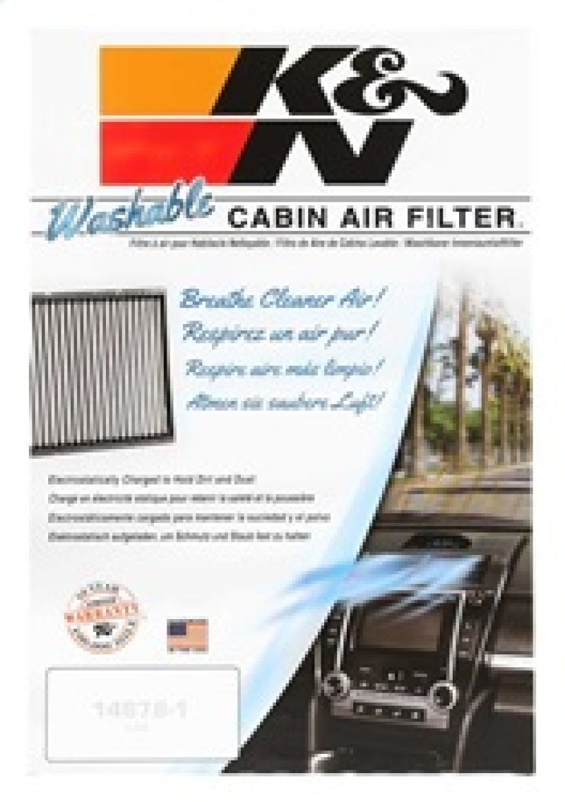 K&N 14-17 Fiat 500L 1.4L L4 F/I Air Filter - VF1014 for 2015-2023 Jeep Renegade - installed view