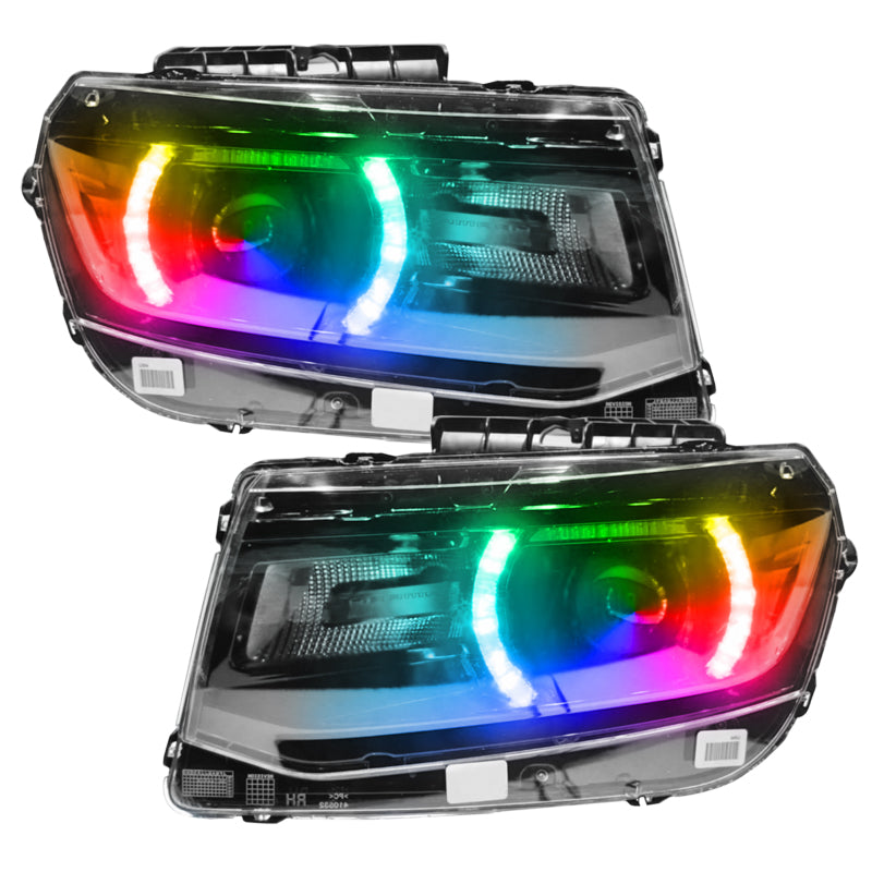 Oracle 14-15 Chevy Camaro RS Headlight DRL Upgrade Kit - ColorSHIFT w/o Controller SEE WARRANTY - 2622-334