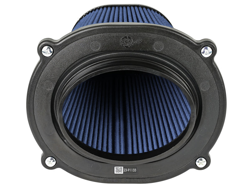 aFe Quantum Pro-5 R Air Filter Inverted Top - 5.5inx4.25in Flange x 9in Height - Oiled P5R - 23-91133