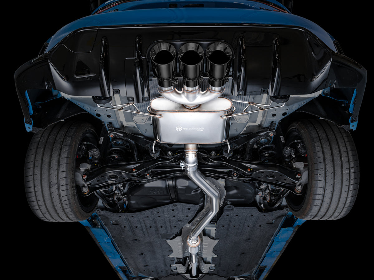 AWE Tuning 2023 Honda Civic Type R FL5 Touring Edition Exhaust w/ Triple Diamond Black Tips - 3015-53287