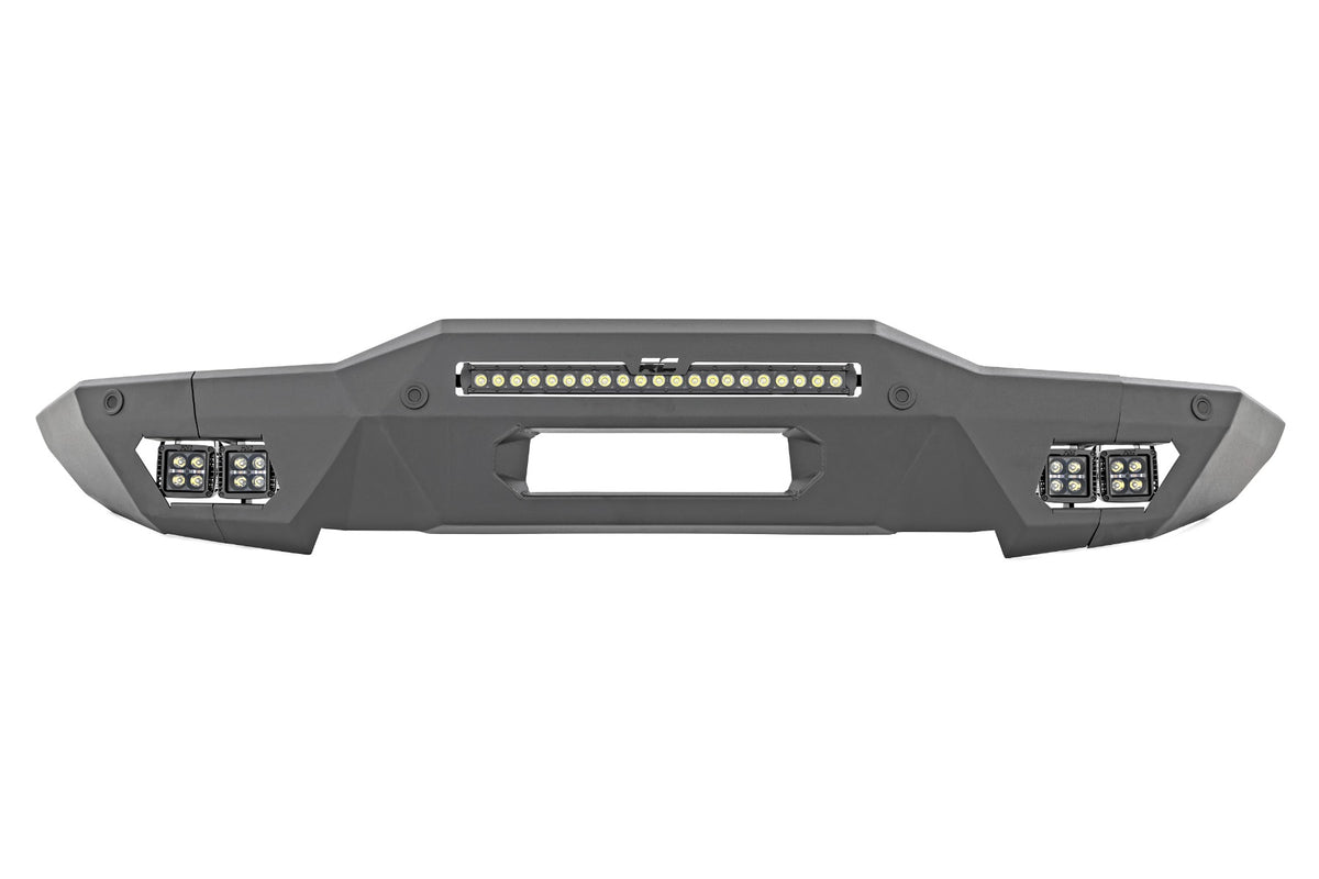 Front Bumper | Modular | Full Wings | Amber DRL | Ford Bronco 4WD (2021-2024)