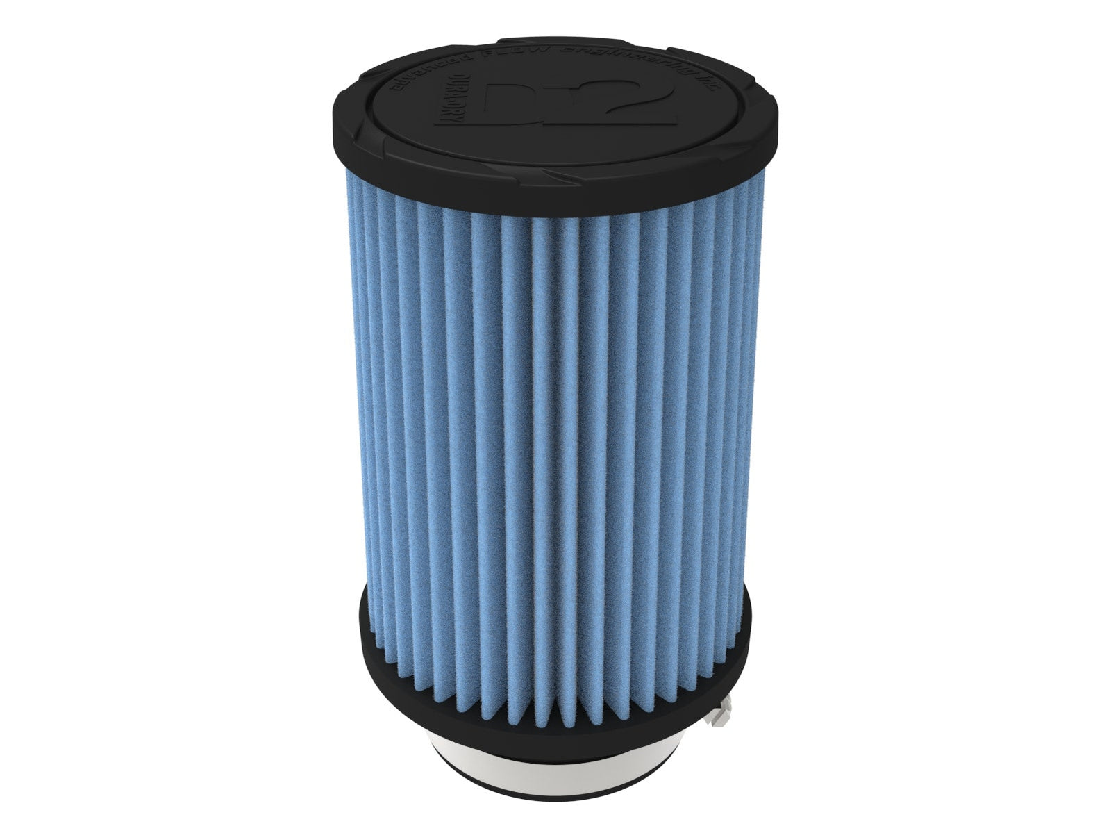 aFe POWER Universal Clamp-On Air Filter w/ D2 Dura-Dry Media - 3in F x 5in B x 4-3/4in T x 7in H - 21-30009V