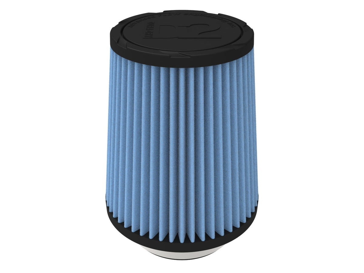 aFe POWER Universal Clamp-On Air Filter w/ D2 Dura-Dry Media - 3-1/2in F x 6in B x 4-3/4in T x 7in H - 21-35011V