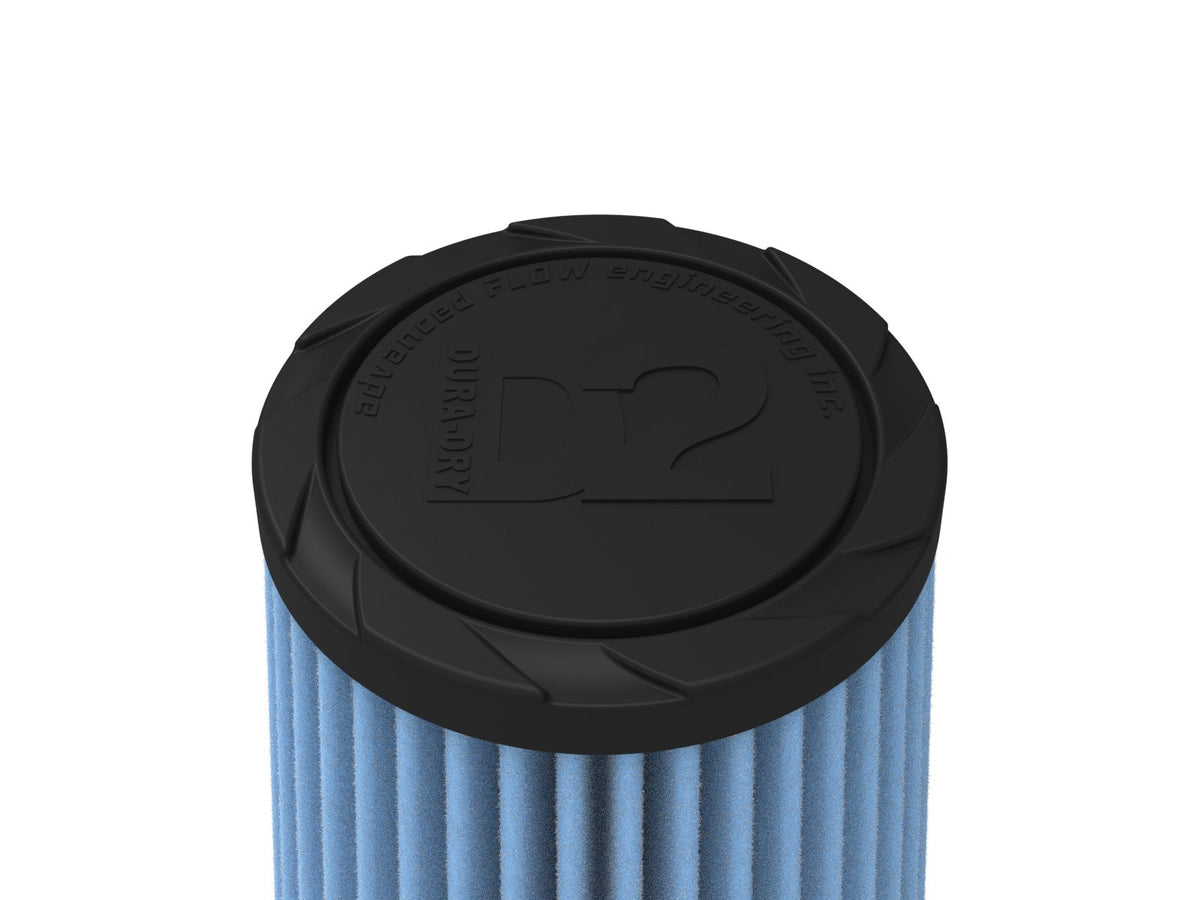 aFe POWER Universal Clamp-On Air Filter w/ D2 Dura-Dry Media - 3-1/2in F x 5in B x 3-1/2in T x 7in H - 21-35507V - view 4