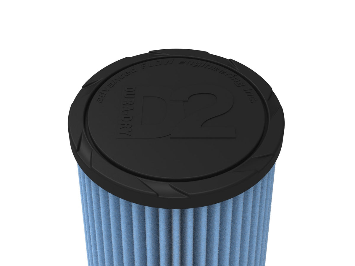 aFe POWER Universal Clamp-On Air Filter w/ D2 Dura-Dry Media - 4in F x 6in B x 4-3/4in T x 9in H - 21-40035V - view 4