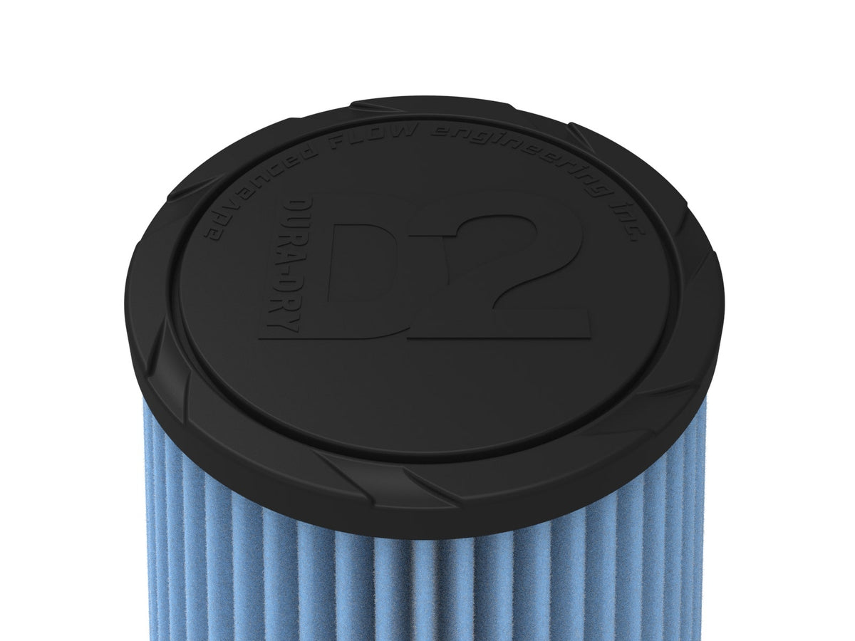 aFe POWER Universal Clamp-On Air Filter w/ D2 Dura-Dry Media - 4.5in F x 7in B x 4.75in T x 7in H - 21-45003V - view 4