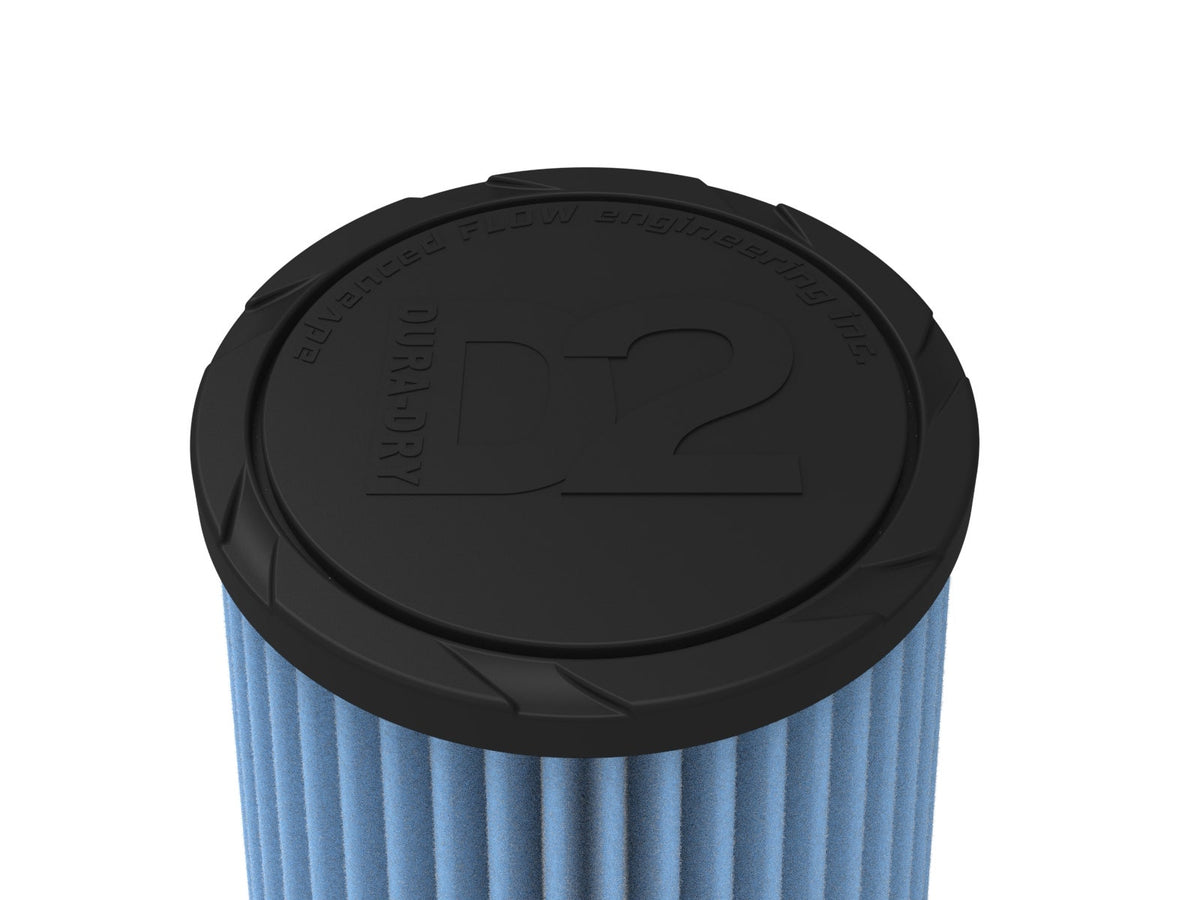 aFe POWER Universal Clamp-On Air Filter w/ D2 Dura-Dry Media - 4.5in F x 6in B x 4.75in T x 7in H - 21-45507V - view 4
