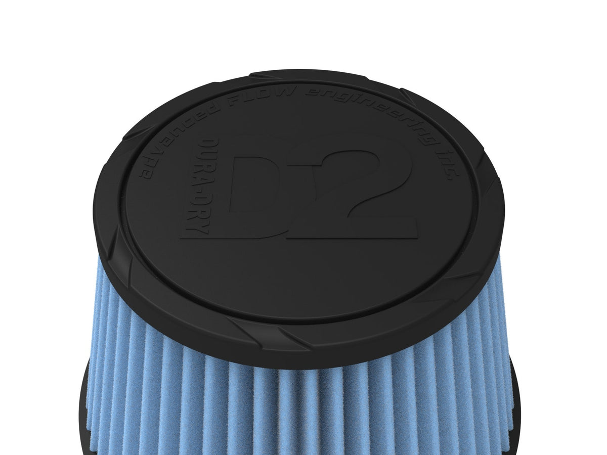 aFe POWER Universal Clamp-On Air Filter w/ D2 Dura-Dry Media - 6in F x 7.5in B x 5.5in T x 5in H - 21-60505V - view 4